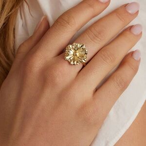 NWT Gorjana Camila Ring in Gold, Size 9